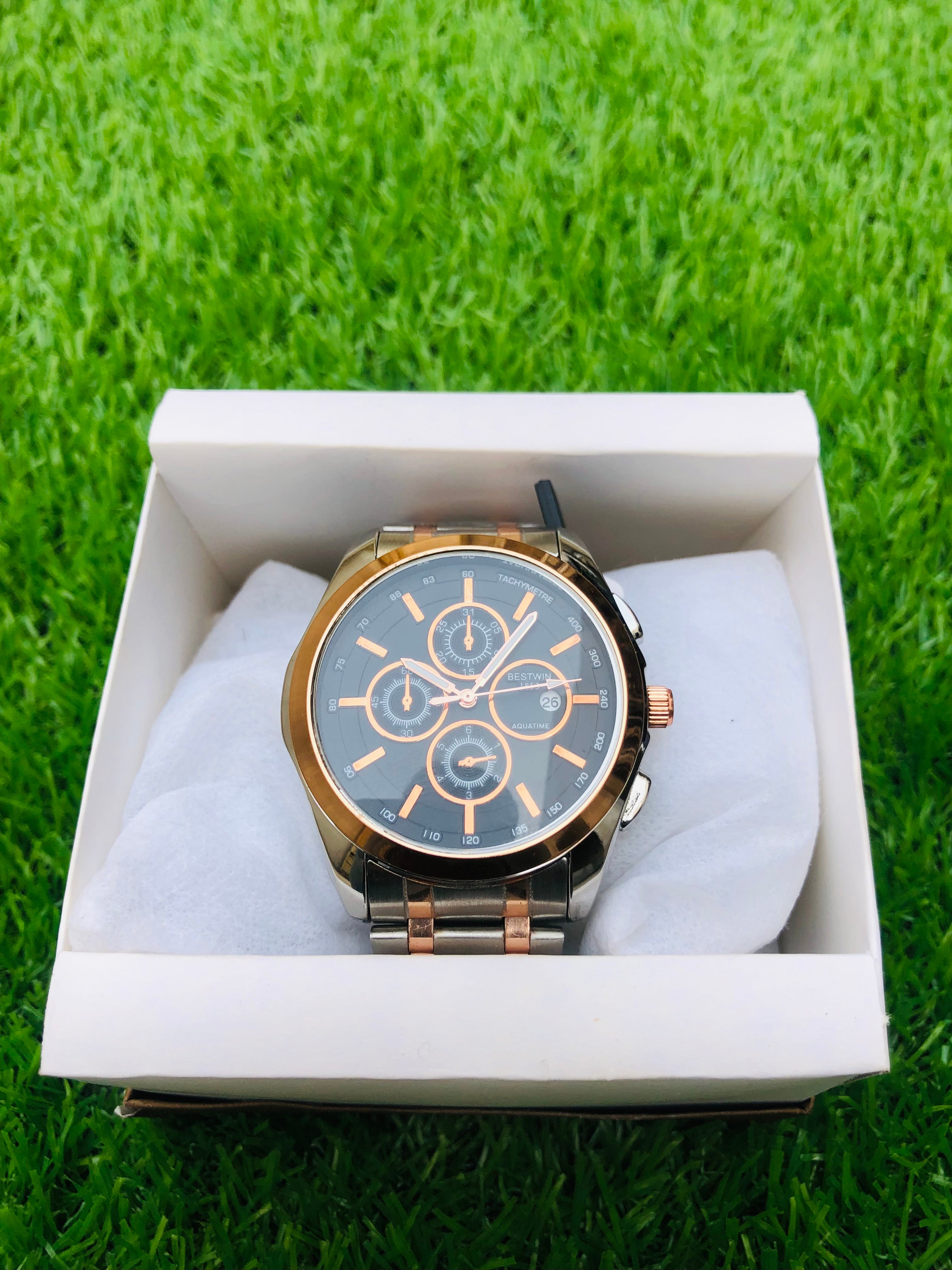 Tomi Round Chain Watch