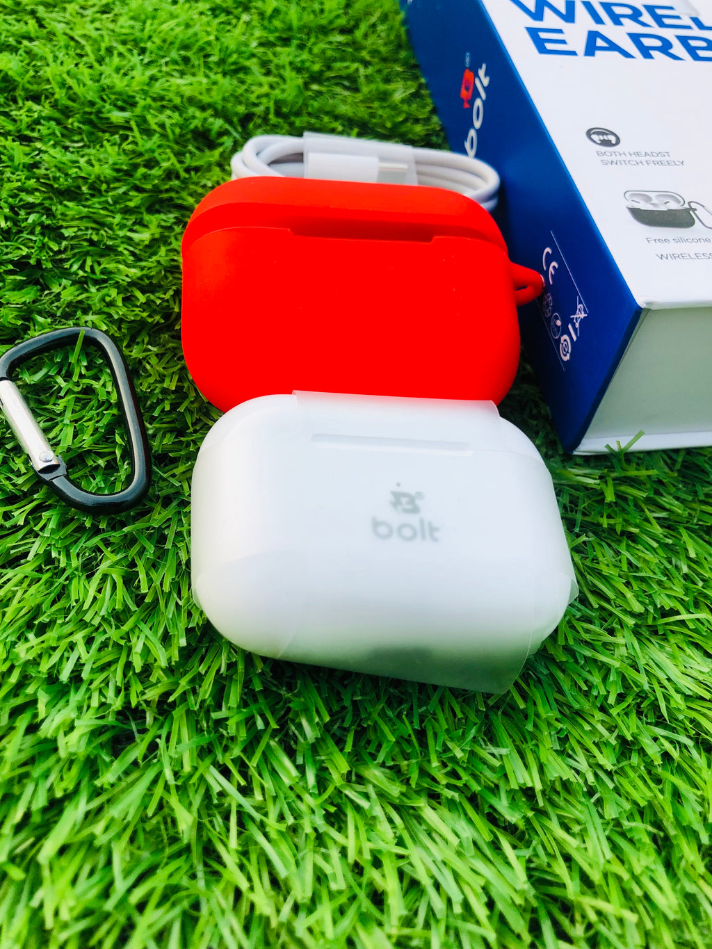 Bolt Pro 2 TWS Airbuds – Wireless Bluetooth 5.1 Earbuds | Deep Bass | Touch Control | Long Battery Backup | Compatib