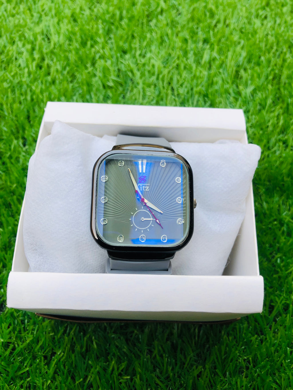 Vz Square Watch – Minimalist Square Dial, Stylish Unisex Design