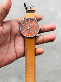 Vz Collections Men's Quartz Watch Leather Belt