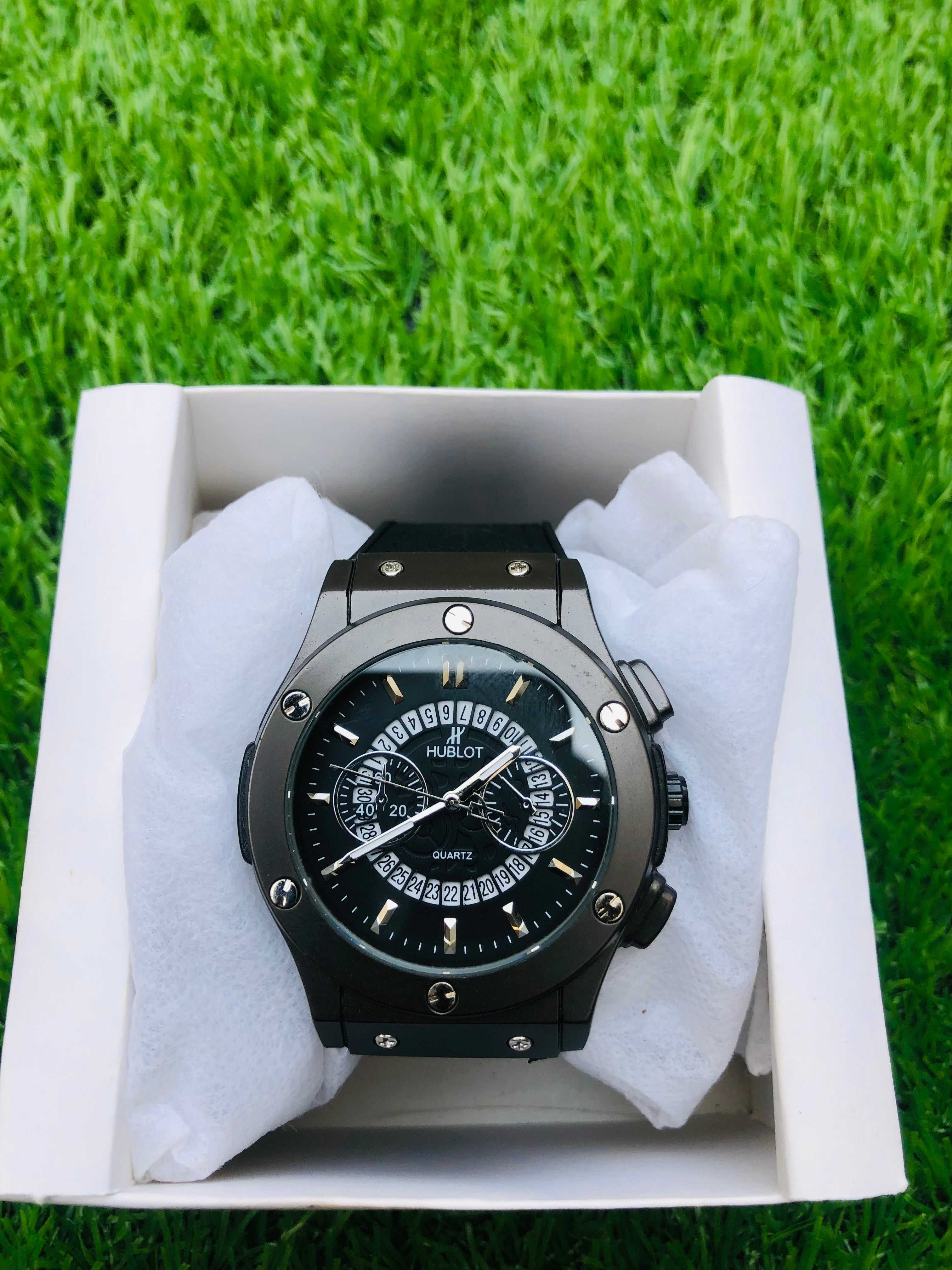 Hublot Watches For Men Black Color - Gents Watch - Men Watches
