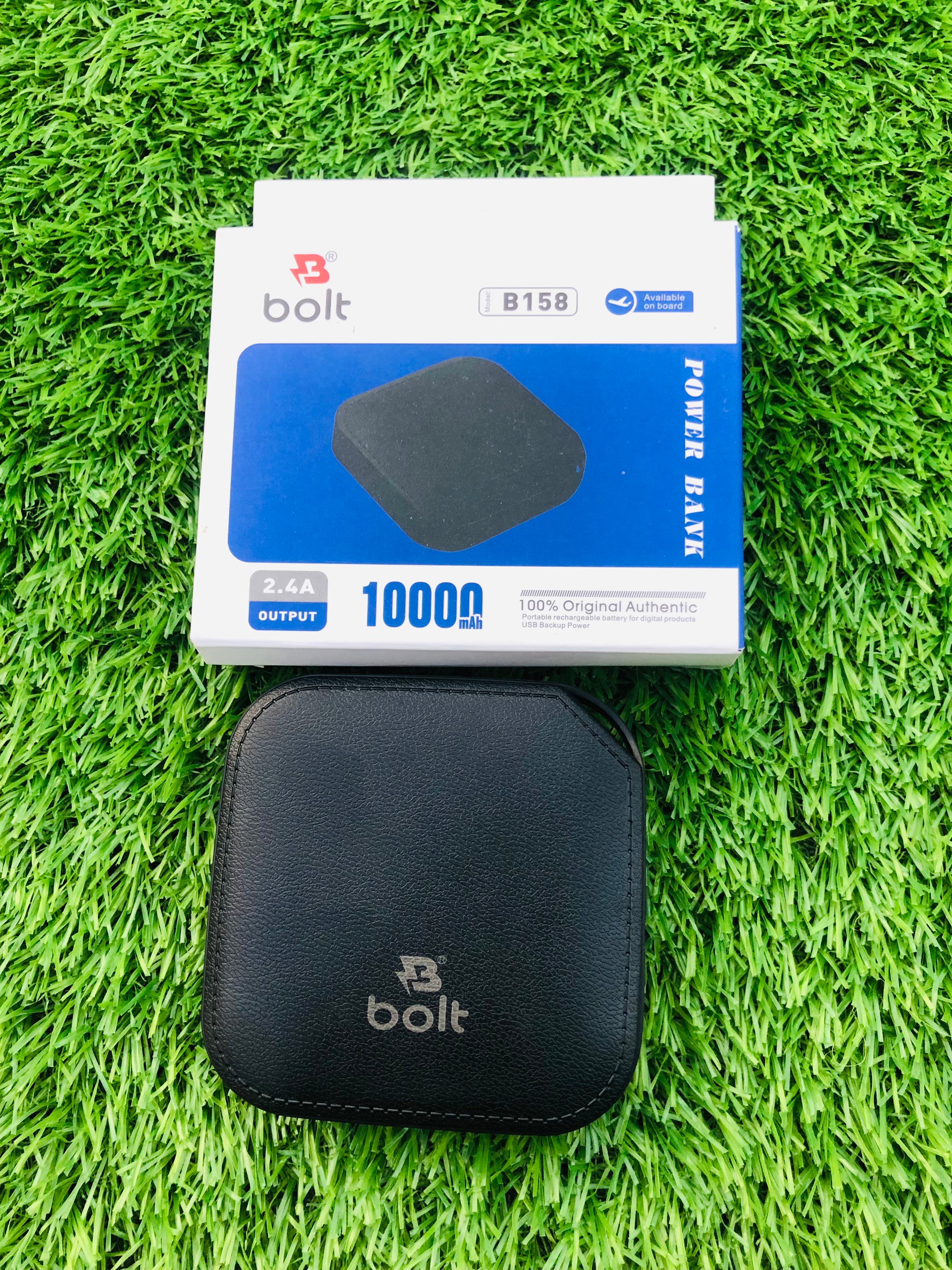 Bolt B158 10000mAh Power Bank | Compact Fast Charging Powerbank with Latest Design – High Capacity Portable Charger