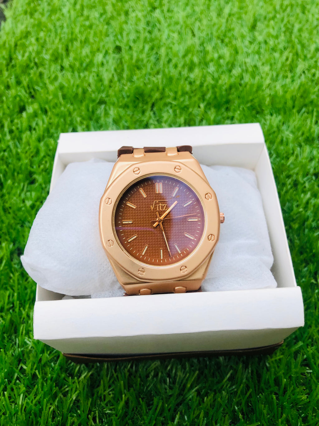 VZ Hublot Rubber Strap Watch