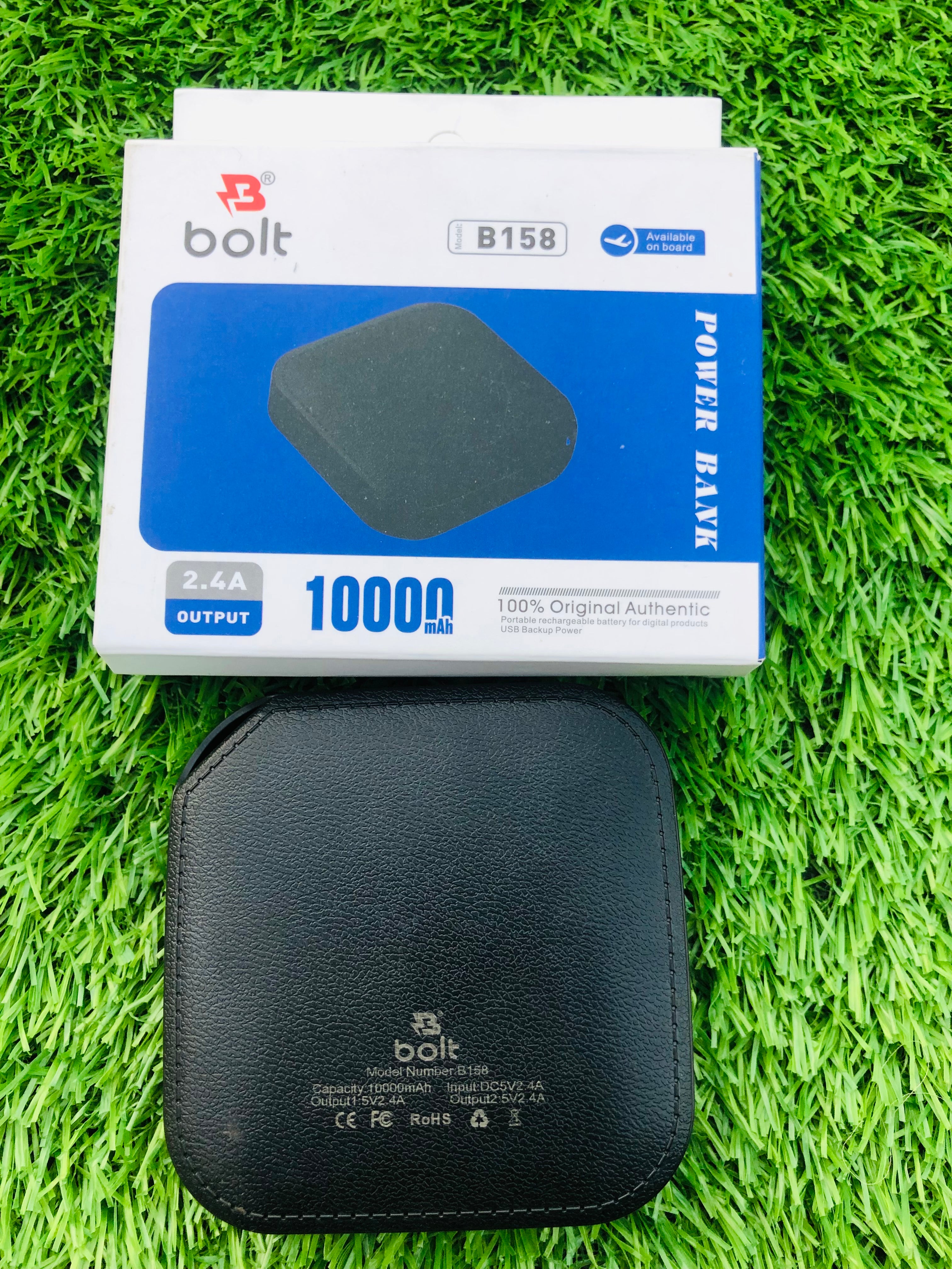 Bolt B158 10000mAh Power Bank | Compact Fast Charging Powerbank with Latest Design – High Capacity Portable Charger