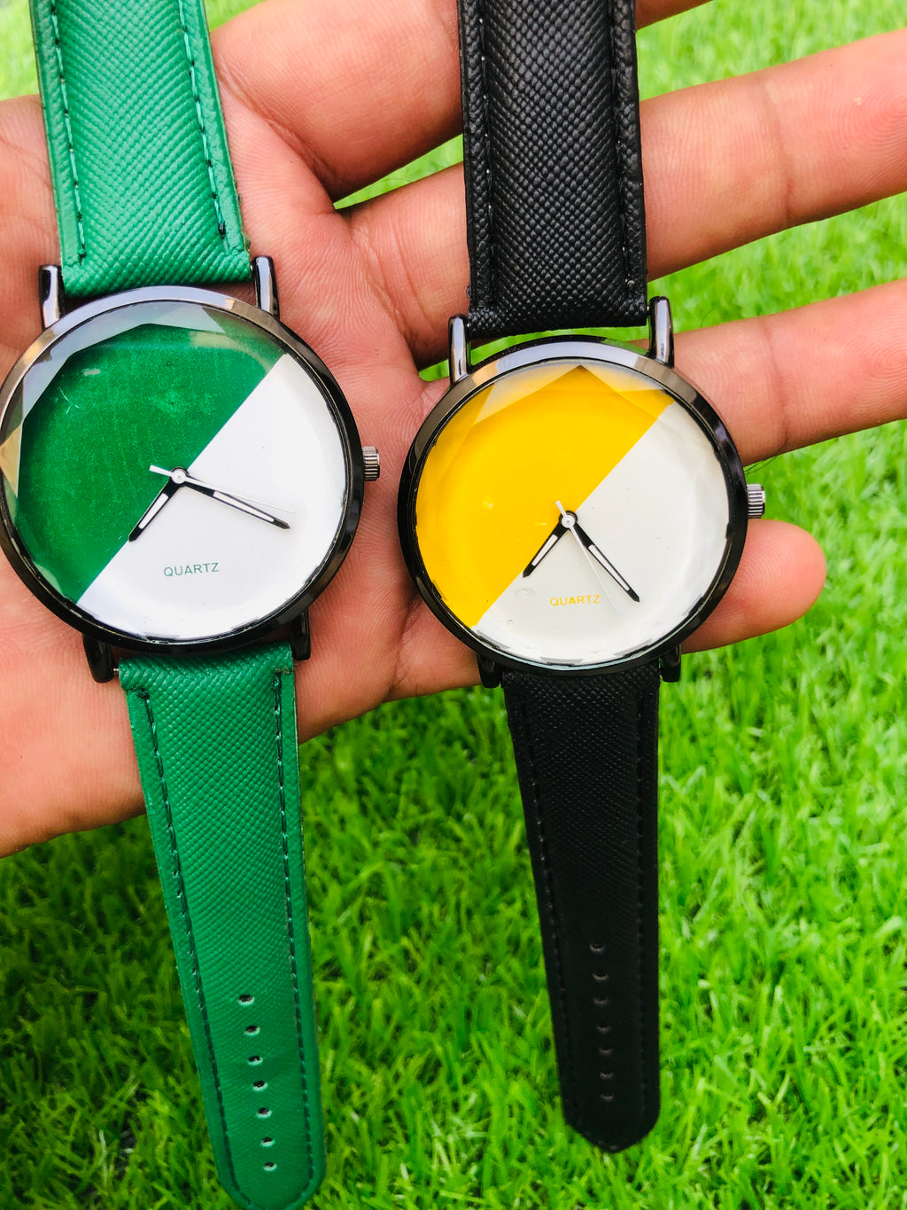 Vz Collections Men's Quartz Watch Leather Belt